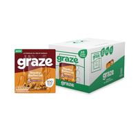 Graze - BBQ Crunchy Snacks Multipack - Healthy Snacks Alternative to Crisps - Ideal if you Love Corn, Broad beans and Corn hoops mixed Vegan Snacks (25 x 22.5g)