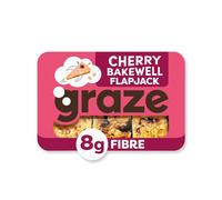 Graze Cherry Bakewell Flapjack Punnet (Pack of 9)