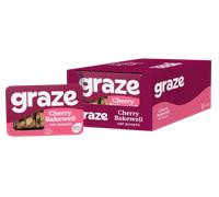 Graze Cherry Bakewell Oat Boosts 50g - Case of 9 [Best Before: 05/10/2025]
