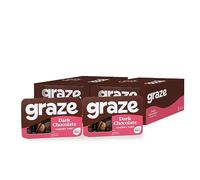 Graze Dark Chocolate Cherry Tart - Vegetarian Healthy Snacks, Natural Flavours - Packaging may vary - (18 x 40g Snacks)