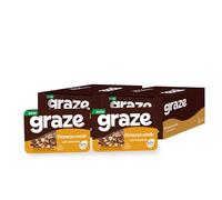 Graze - Honeycomb Oat Bars - Healthy Vegan Snacks With Wholegrain Oats and Chocolate - 18 bars x 50g