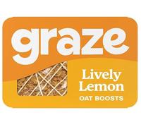 Graze Oat Boosts 50g Variety Pack - High Fibre Snack Mix, Healthy Wholegrain Breakfast Energy Snack (Graze Lively Lemon Oat Boosts 50g)