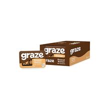Graze - Peanut Butter Oat Flapjacks Snacks - Vegetarian Snacks Made With Whole Oats and Natural Flavours - Pack of 9 snacks