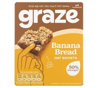 Graze Protein Bites Banana Oat Squares 4pk 120g