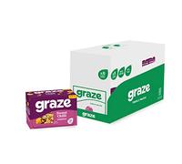 Graze - Sweet Chilli Crunch Snacks - Healthy Snacks Alternative for Crisps, Mixed Nuts & Pretzels -Ideal if you Love Corn, Broad beans and Corn hoops mixed Savoury Vegan Snacks (24x28g)