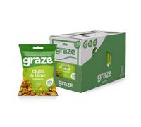 Grazers Graze - Chilli & Lime Crunchy Snacks - Healthy Vegan Lunchbox Snacks - Perfect If You Love Corn, Broad Beans And Chilli Roasted