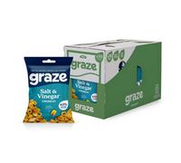Grazers Graze - Salt & Vinegar Crunchy Snacks - Healthy Vegan Lunchbox Snacks - Perfect If You Love Corn, Broad Beans And Corn Hoops -