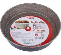 Graziano, Round Baking Sheet, Made Entirely of Aluminum and Equipped with 7 Layers of Non-Stick and Anti-Scratch Coating, Ideal for Making Sponge Cake and Much More, PFOA Free, ø 28 cm