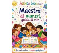 Grazie Maestra Agenda 2026 2027: Regalo per la maestra di matematica