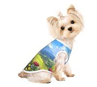 Grazing Cattle Dog Shirt Vest Lightweight Stretchy - Soft Lightweight Breathable for Puppies Small Medium Dogs, Kitten, Cats,