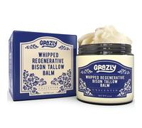 Grazly Unscented Manuka Honey & Bison Tallow Balm - 100% Organic, Grass-Fed Face & Body Moisturizer for Dry Skin, Acne-Prone Skin & Wrinkles - Ancestral Formula with Coconut Oil, Raw Beeswax - 3oz