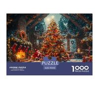GRBASNDOU 1000 Piece Jigsaw Puzzles for Adults And Christmas Puzzles Santa Claus 70x50cm/1000pcs