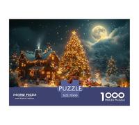 GRBASNDOU Christmas Jigsaw Puzzle 1000 Pieces And 1000 Piece Jigsaw Puzzles for Adults Santa Claus 70x50cm/1000pcs
