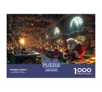 GRBASNDOU Christmas Jigsaw Puzzles And Christmas Puzzle Santa Claus 1000 Pieces for Adults 70x50cm/1000pcs