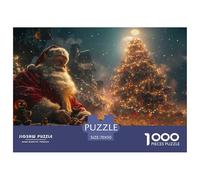 GRBASNDOU Christmas Jigsaw Santa Claus Puzzle 1000 Pieces for Adults 70x50cm/1000pcs