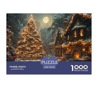 GRBASNDOU Christmas Jigsaw Santa Claus Puzzle 1000 Pieces for Adults 70x50cm/1000pcs