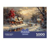 GRBASNDOU Christmas Puzzle And Christmas Puzzles 1000 Pieces Santa Claus Jigsaw for Adults 70x50cm/1000pcs