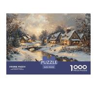 GRBASNDOU Christmas Puzzle Santa Jigsaw 1000 Pieces for Adults 70x50cm/1000pcs