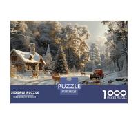 GRBASNDOU Christmas Puzzles 1000 Pieces And Christmas Jigsaw Puzzles Santa Claus for Adults 38x26cm/1000pcs