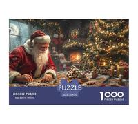 GRBASNDOU Christmas Puzzles 1000 Pieces And Jigsaws 1000 Pieces for Adults Santa Claus 70x50cm/1000pcs