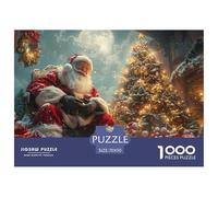 GRBASNDOU Christmas Puzzles Santa Claus Jigsaw 1000 Pieces for Adults 70x50cm/1000pcs