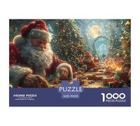 GRBASNDOU Jigsaw Puzzles for Adults Christmas Santa Claus 1000 Pieces 70x50cm/1000pcs
