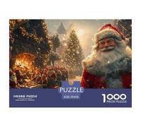 GRBASNDOU Jigsaws 1000 Pieces for Adults Christmas Santa Claus Puzzle 70x50cm/1000pcs