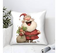 GRBASNDOU Pillow Covers with Christmas Motifs for Decorating Sofas, Creating A Warm Welcome at Indoor And Outdoor Events 45x45cm
