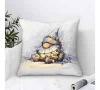 GRBASNDOU Pillow Covers with Christmas Motifs for Decorating Sofas, Creating A Warm Welcome at Indoor And Outdoor Events 50x50cm