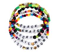 GRBeid for Project Hail Mary merch Inspired Gifts Stackable | Stretch Beaded Friendship Bracelets, Rocky Grace Amaze Themed Merchandise for Fans
