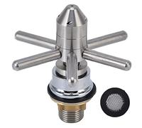 Grcfumo 1 Pc Sink Glass Rinser, Professional Bar Glass Rinser, Faucet Stainless Steel Kitchen Glass Cup Washer for Bar Restaurant Coffee Shop Barware Wine Cocktail Beer