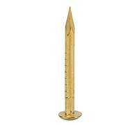 Grcfumo 100 Pcs Round Head Nail, Brazen Brass Vintage Fastener Installation Accessories, Solid Nails for Hanging Picture Frame Mirrors Furniture Hinge Hardware Accessories (18mm)
