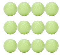 Grcfumo 12 Pcs Glow Golf Ball, Luminous Night Sports Golf Practice Training Balls for Indoor and Outdoor Night Training