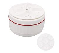 GRCFUMO 2A 27W Small Washing Machine, 50 Seconds Forward Reverse Portable Washing Machine, Ultrasonic Vibration Turbine Washing Machine for Apartments Travel
