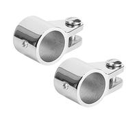 Grcfumo 2Pcs Boat Jaw Slide, Top Hinged Jaw Slide Rail, Marine Jaw Slide Stainless Steel Bimini Top Boat Hardware Fitting for Inflatable Fiberglass Yachts (22mm)