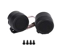 Grcfumo 2Pcs Car Tweeters, Power Silk Dome Tweeters, 12V 500W Car Round Super Power Loud Audio Speaker Tweeter Loudspeaker