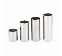 Grcfumo 4Pcs Guitar Slide Cylinder Tube, Stainless Steel Guitar Slide Tone Bar Accessory for Electric Guitar