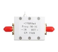 Grcfumo 5M to 5GHz Wideband RF Signal Amplifier, Gain Broadband Amplification, Low Noise Receiver Module for Field Signal Boosting Tasks