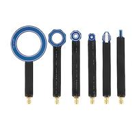 Grcfumo 6Pcs Near Field Magnetic Field Probes Set, EMI SMA Conduction Radiation Test Antennas, RF Explorer Near Field Antenna Kit for Electronics Troubleshooting and Analysis