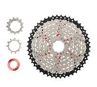 Grcfumo 8 Speed Bicycle Cassette Freewheel, Steel 46T Large Gear Hollow Cassette Freewheel, Bike Sprocket Accessory Replacement for Mountain Bike