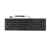 Grcfumo Arabic Keyboard, 104 Keys USB Keyboard, Black Wired Keyboard, Gaming Keyboard for Office Desktop Computers