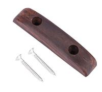 Grcfumo Bass Thumb Rest, Rosewood Thumbrest with Mounting Screw, Finger Rest for Bass Guitar