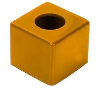 Grcfumo Billiard Chalk Holder, Tool Pool Cue Chalk Holder, Portable Billiard Pool Cue Chalk Holder Protective Cover High end Accessory (Yellow)