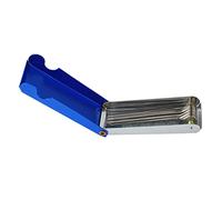Grcfumo Blue Needle File Set, Guitar Nut Slotting File Needle Tip, Cleaning Grinding Filing Tool for Musical Instrument Repair