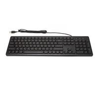 Grcfumo Chinese Keyboard, Low Noise Computer Keyboard, USB Wired Bilingual Chinese English Keyboard for Office
