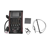 Grcfumo EQ PS 500 5Band Pickup Under Saddle, Equalizer Digital Tuner Pickup, Guitar Preamp for Acoustic Guitar