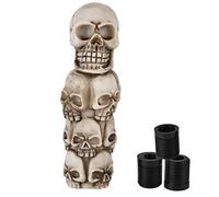 Grcfumo Gear Shift Knob Lever, Car Shift Knob Skull Shifter Knobs Skeleton Handle, Skeleton Skull Head Many Faces Car Manual Gear Shift Knob Stick Lever Shifter Universal