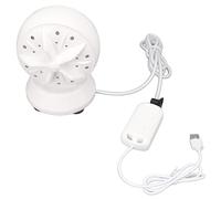 Grcfumo Mini Home Washer, Portable Ultrasonic Turbo Washer, Dual Turbine Deep Cleaning Washing Machine for Sink Dorm Travel USB Plug in 5V