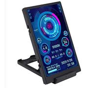 Grcfumo Mini Monitor Display Screen, Simple and Small Monitor without Driver, Clear USB IPS Full View Computer Accessory for Industrial Data