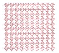 Grcfumo Mini Paper Clips, 100 Piece Hand Shape Paperclip Set, Rustproof Small Clips for Organizing Documents and Creative Projects (Pink)